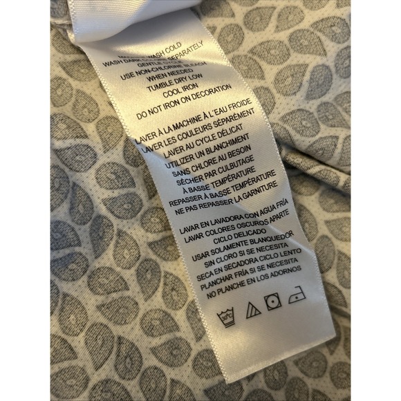 Ben Sherman Men's L Long Sleeve Button Down Shirt Paisley Black & White - Picture 10 of 15